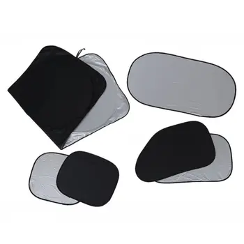 

6Pcs Folding Silvering Reflective Car Window Sun Shade Visor Shield Cover