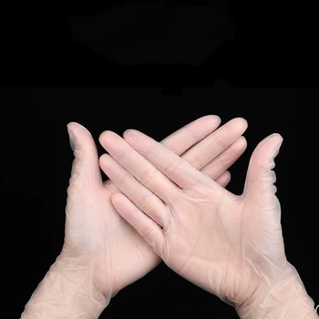 

200Pcs Transparent Disposable PVC Gloves Dishwashing/Kitchen/Medical /Latex/Rubber/Garden Gloves Universal For Home Cleaning