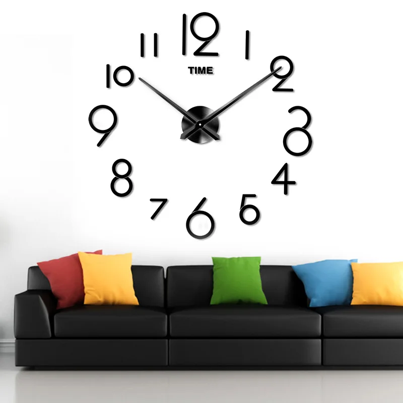 

Fashion Wall Clocks Kids Wall Clock Wall Loudspeaker Mute Large Wall Clock DIY Home Decoration Wall Watch Digital Clock