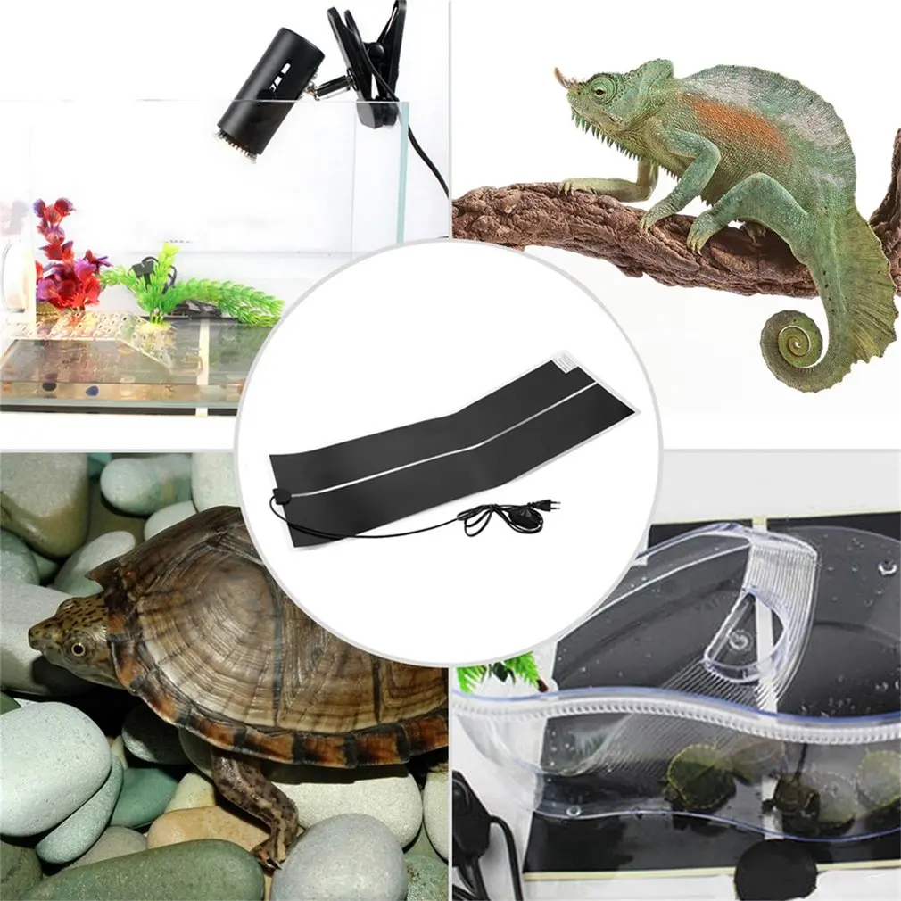 HOT 80x28CM 45W Reptile Heat Mat Reptile Terrarium Climbing Pet Heating