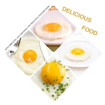 

4Pcs/Set Round Shaper Mould Nonstick Egg/Pancake Rings For Egg Omelette Cooking Tool G1Z4