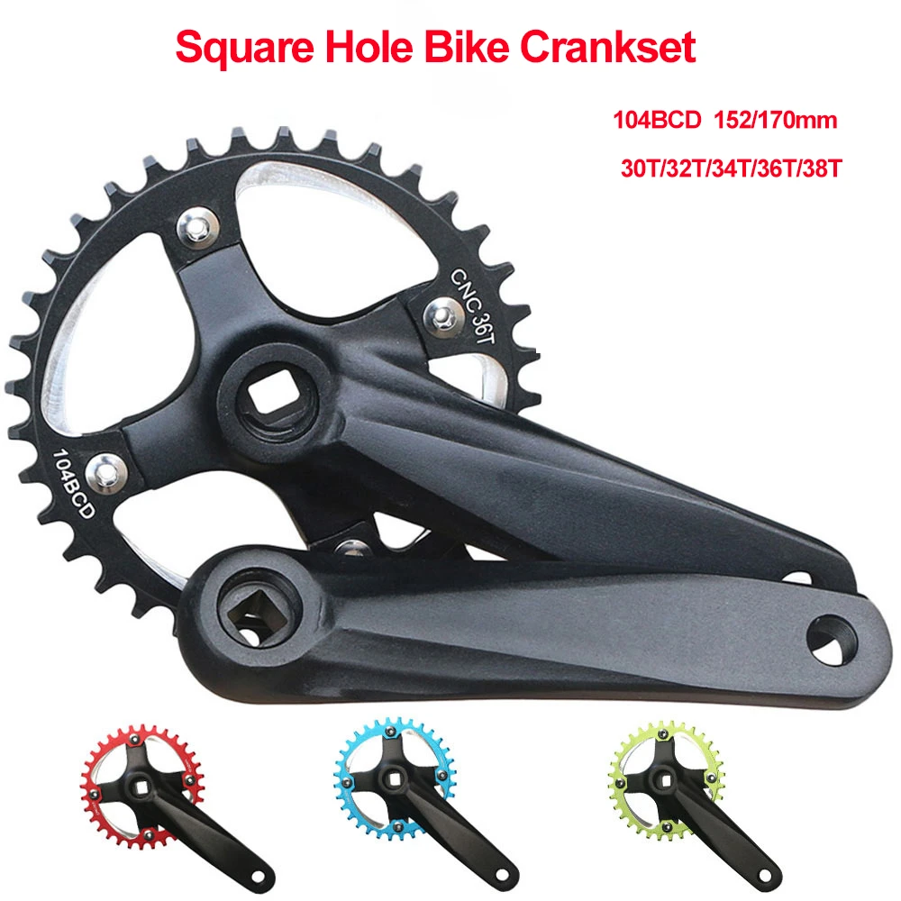 AuroraXQ MTB Mountainbike Crankstel 152/165/170mm Fiets Crankarm Set
