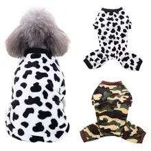 Новинка 2020, камуфляжная Пижама Hot Cow для домашних питомцев, собак, снеговиков, Комбинезоны для котов, мягкие Рождественские костюмы для щенков Новинка 2020, камуфляжная Пижама Hot Cow для домашних питомцев, собак, снеговиков, Комбинезоны для котов, мягкие Рождественские костюмы для щенков