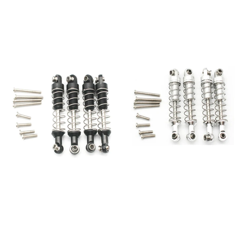 

for WPL C14 C24 C34 MN D90 D91 D96 D99 D99S MN90 MS RC Car Upgrade Parts 4Pcs Metal Shock Absorber Damper