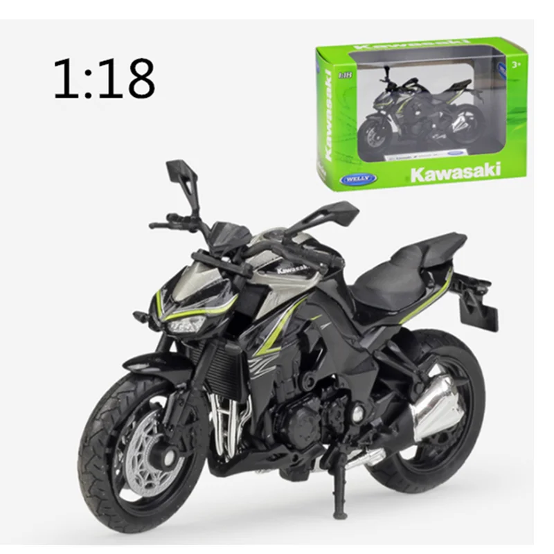 

Collection 1:18 scale 2017 Z 1000 R simulation alloy motorcycle model toy Disp;ay for child adult