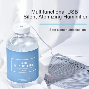 

Cool Mist Humidifier Portable USB Humidity Diffuser for Bedroom Home Baby Travel Office