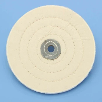

Cloth Buffing Polishing Wheel 1/2 Arbor Buffer Polishs Grinders Whites Pads