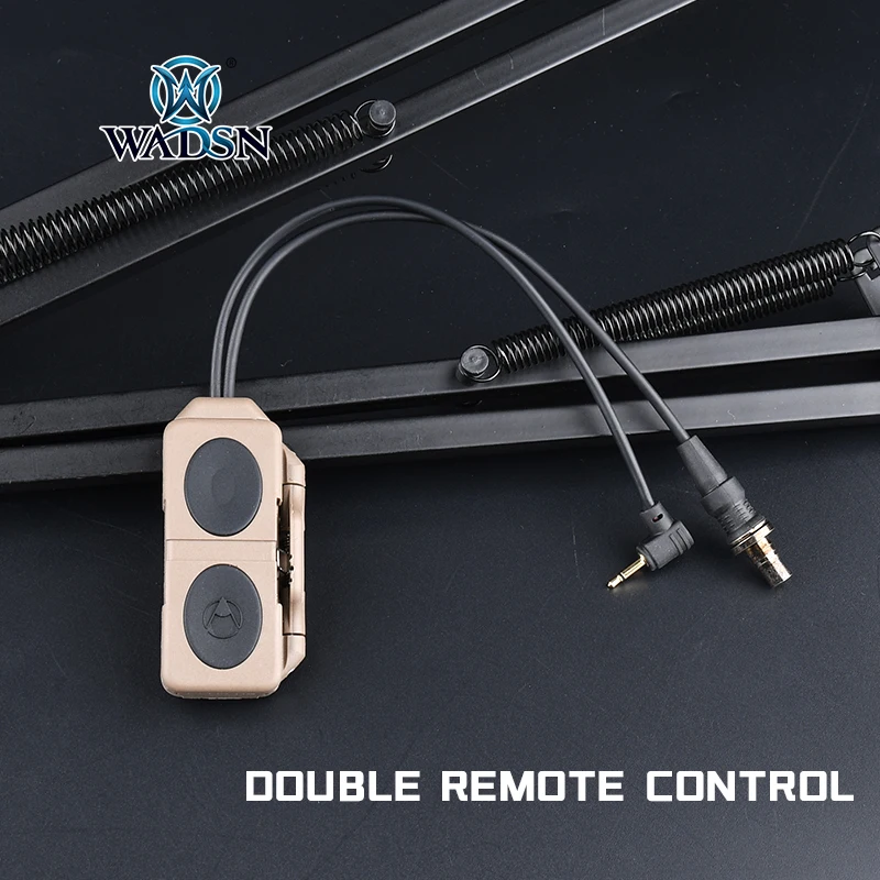 WADSN Remote dual switch Pressure for DBAL A2 PEQ-15 PEQ16 M600 M300 Flashlight Double Switch Button 2.5 Airsoft weapons Weapon |