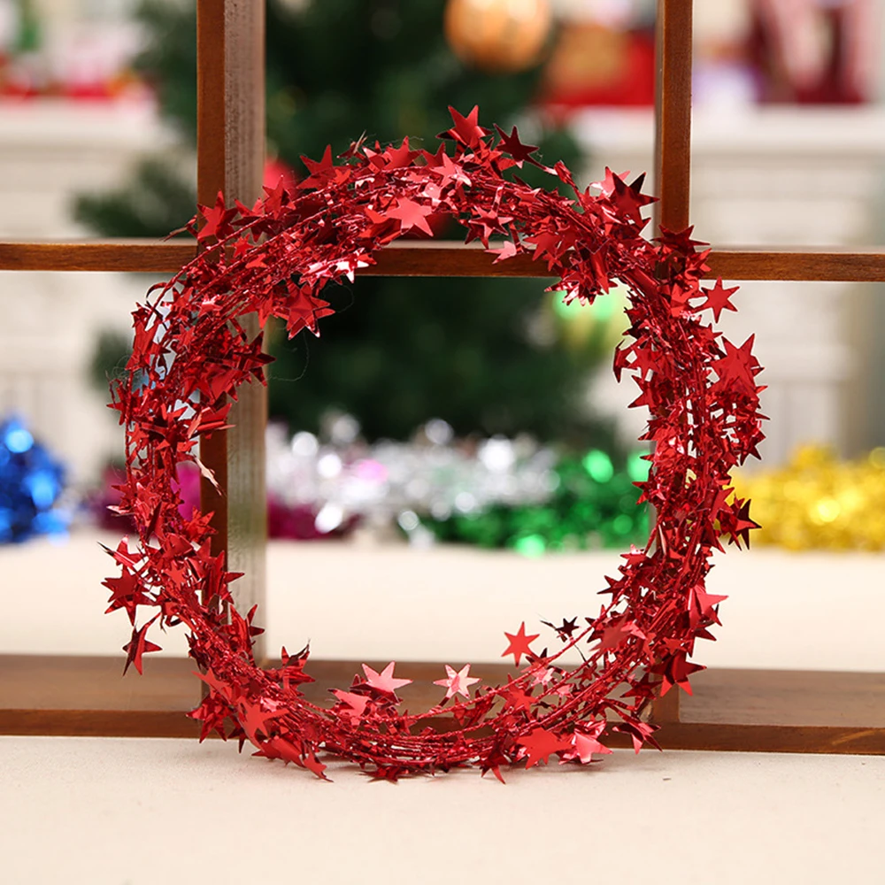 1 шт. Рождественская елка висячая звезда сосновая гирлянда Рождественское украшение Новогоднее украшение рождественские украшения для дома