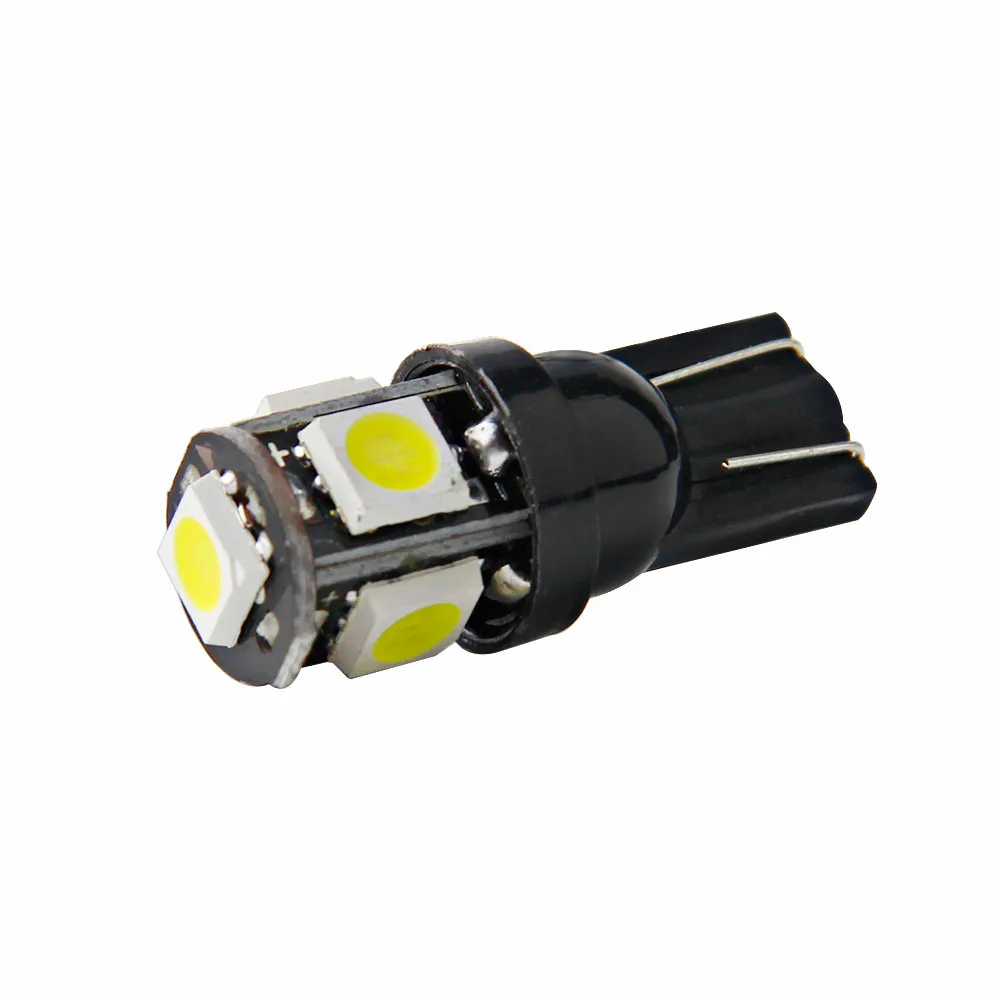 Kongyide автомобильный светильник 1 шт 5 SMD T10 0,5 Вт высокой мощности Яркость автомобильной лампы Светодиодные Автомобильные readiing светильник Интерьер вафли 5 сторона 3 чипа 5050