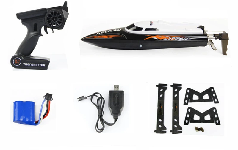 Радиоуправляемая лодка 2,4 г высокоскоростная лодка электрические игрушки для детей подарок забавная игра в воду