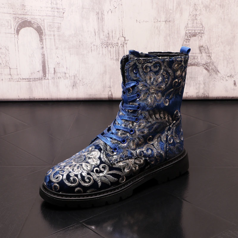 

Stephoes Men Fashion Casual 20-28cm Height Boots Spring Autumn Luxury Designer Youth Trending New Arrival Leisure Sneakers