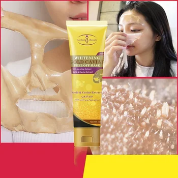 

24K Gold Collagen Peel-Off Face Mask Bamboo charcoal Blackhead Remover Whitening Firming Skin Moisturizing Face Mask Skin Care