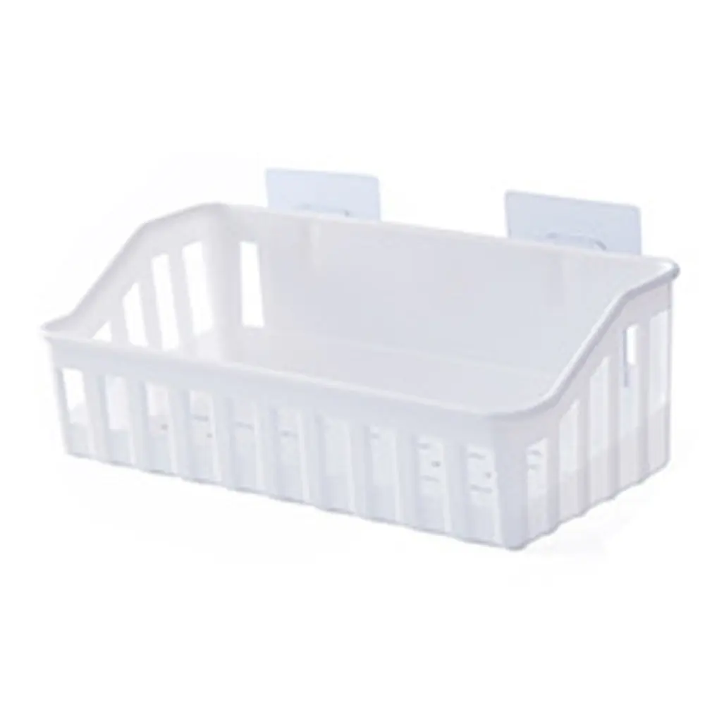 

Kitchen Bathroom Storage Shelf Hanging Rack Corner Basket Holder Organizer Wall-mounted Storage Basket Household Organization