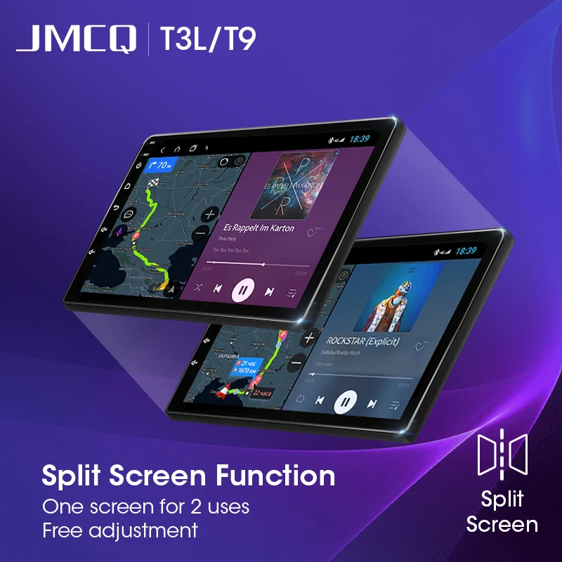 JMCQ Android 10.0 2GB+32GB CarPlay Car Radio Multimidia Video Player GPS For Toyota Corolla E140 E150 2006 2012 2013 2 din