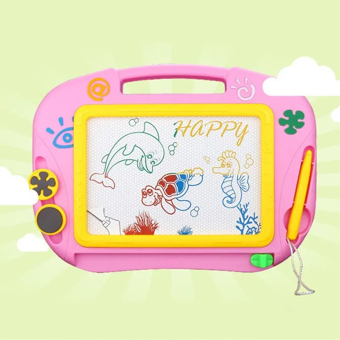 

153C yue wei CHILDREN'S Drawing Board Color Magnetic Drawing Board Baby Drawing Board Learning Toy