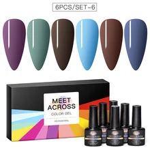 Набор гель-лаков для ногтей УФ светодиодный цветной гель для маникюра Гель-лак с коробкой лак для ногтей
