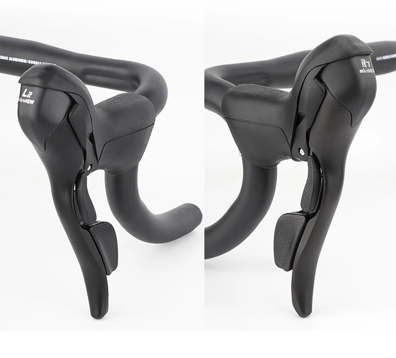 Cintre Route En Fibre De Carbone Pour Guidon Drop Bar - Longueurs 400/420/440 Mm - Compatible Shimano