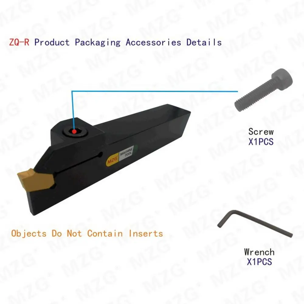 Токарный станок с ЧПУ MZG ZQ 16 20 25 мм ширина пазов 2 мм|parting tool|grooving toolcnc lathe tool |