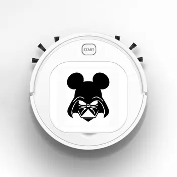 

Smart Robot Vacuum Cleaner Rechargeable USB Auto Sweeping Mop Clean Robot Sweeping Cleaner Star Wars Darth Vader Mickey Ears