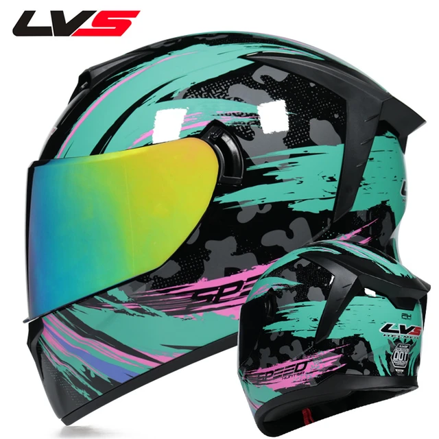 Profissional de segurança lente dupla corrida moto rcycle capacete cross  country capacete rosto cheio dot aprovado casco moto - AliExpress