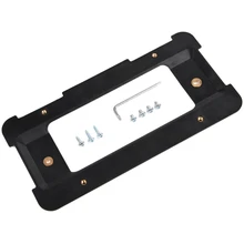 Задний бампер Кронштейн номерного знака рамка держателя бирка держатель основания с винтами и гаечный ключ совместим с низкой ценой в B m w 1/2/3/4/5 серии X5 X6 3