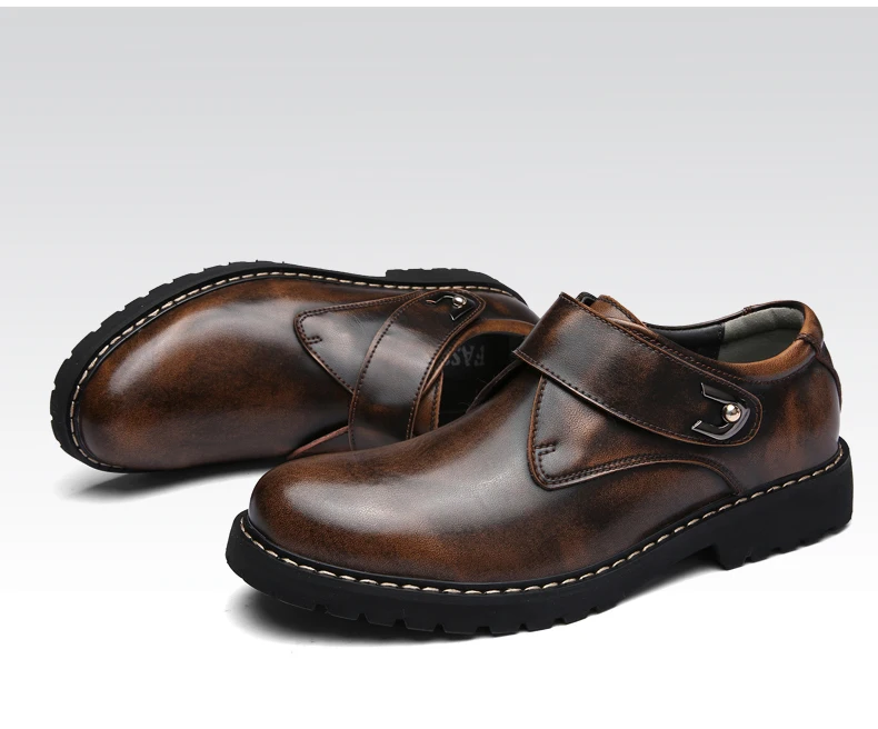 Brand Handmade Breathable Men's Oxford Shoes Top Quality Dress Shoes Men Flats Fashion Genuine Leather Casual Men Shoes