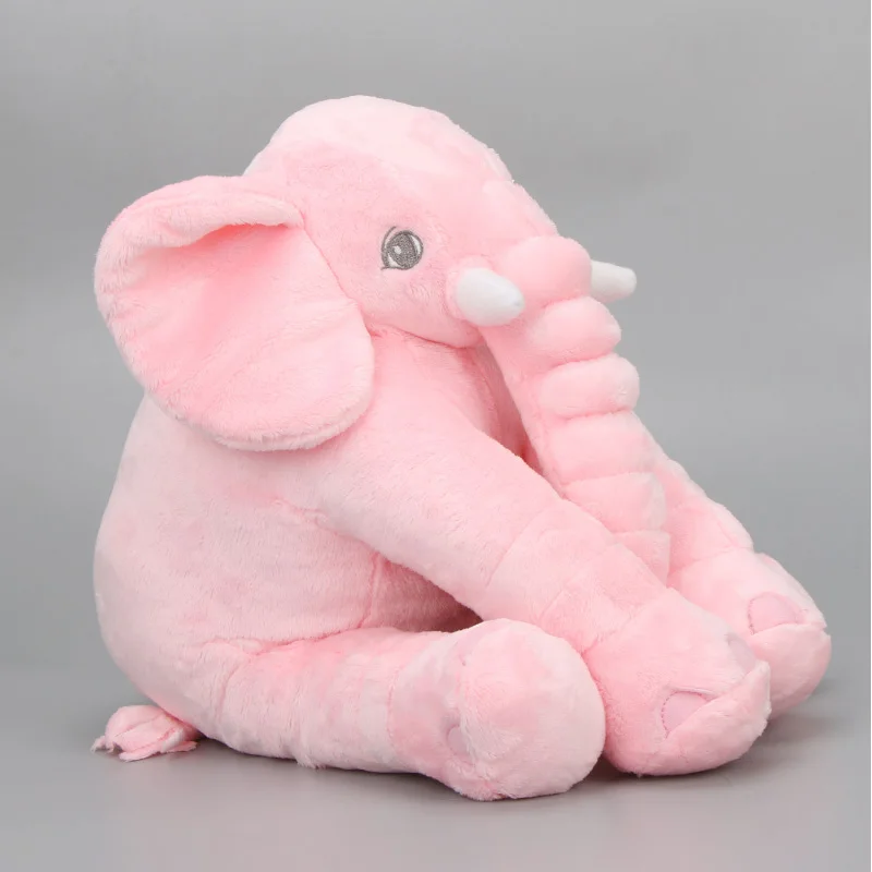 Имитация слона, мягкая игрушка, слон, подушка, плюшевые игрушки, рождественские подарки, кукла, 30 см, 60 см - Цвет: 60cm pink