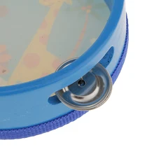 Ручной перкуссионный колокольчик тарелки с бубном для детей малышей игрушки подарок