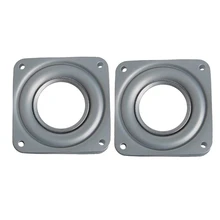 LBER 2 шт Lazy Susan шарикоподшипник металлическая поворотная пластина-72X72X9 мм и 95X95X9 мм