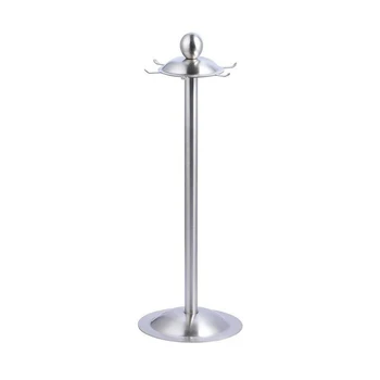 

Kitchen Utensil Holder Organizer 360 Degree Rotating Carousel With Six Hooks