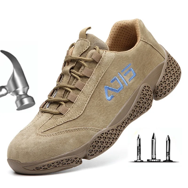 Новая рабочая обувь для мужчин wo мужской уличный светильник дышащие безопасные