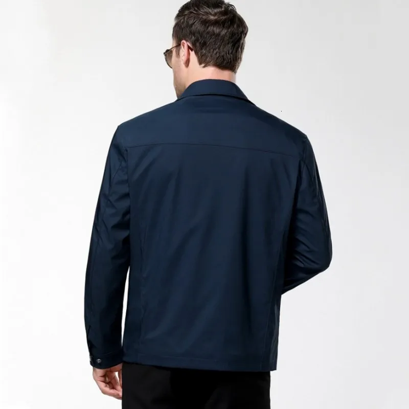 Ropa De Hombre Jaqueta Masculina мужская куртка весна осень мужские ветровки куртки на молнии для мужчин куртки и пальто Синий 3XL