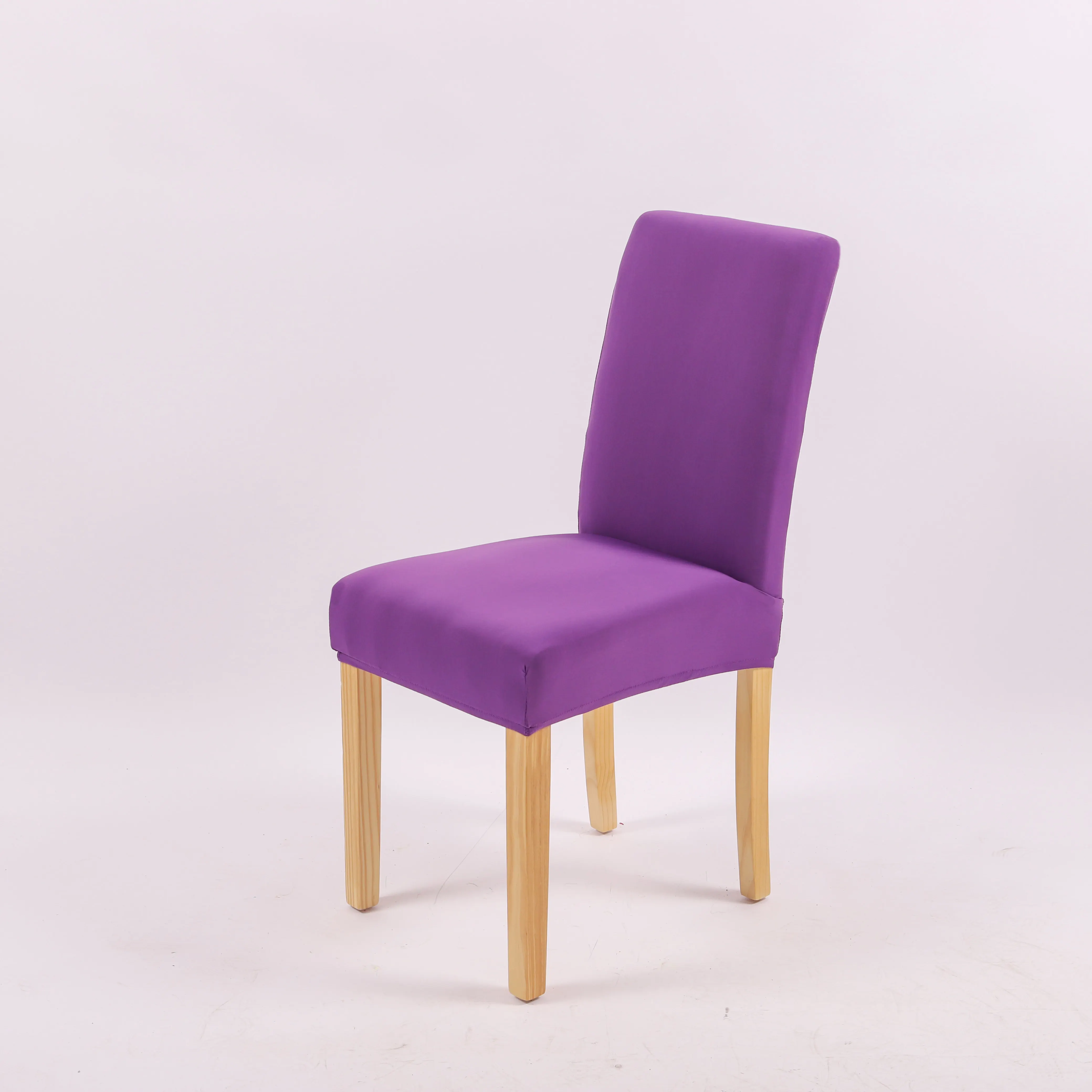 Zerolife Solid Color Chair Cover Dining Chairs Polyester Spandex Modern Plain Chair Covers Seat Cover Non-slip Wedding Banquet