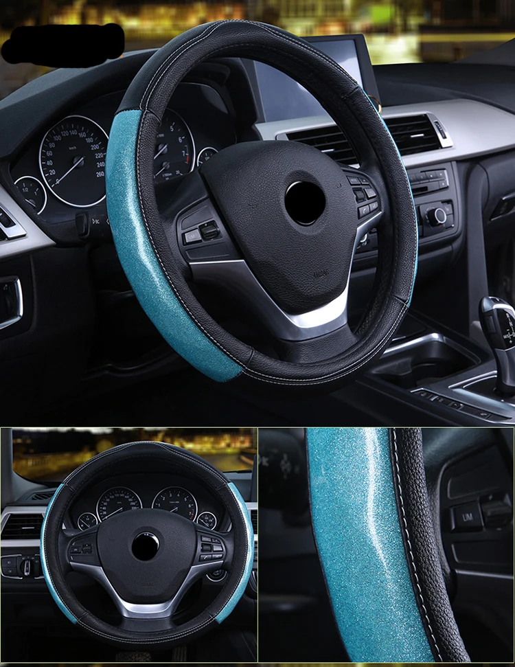 Подходит для Ford Mondeo Fox Forrester Carnival Телец крышка рулевого колеса автомобиля силикагель Bling