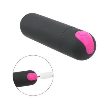USB Rechargeable 10 Speed Mini Bullet Vibrator Strong Vibration for Women Powerful Finger Design G-spot Massager Sex Toys 2