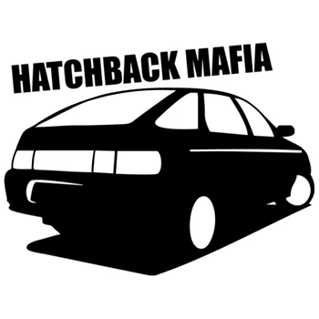 

CK2761# VAZ 2112 hatchback mafia funny car sticker vinyl decal silver/black car auto stickers for car bumper window car decor