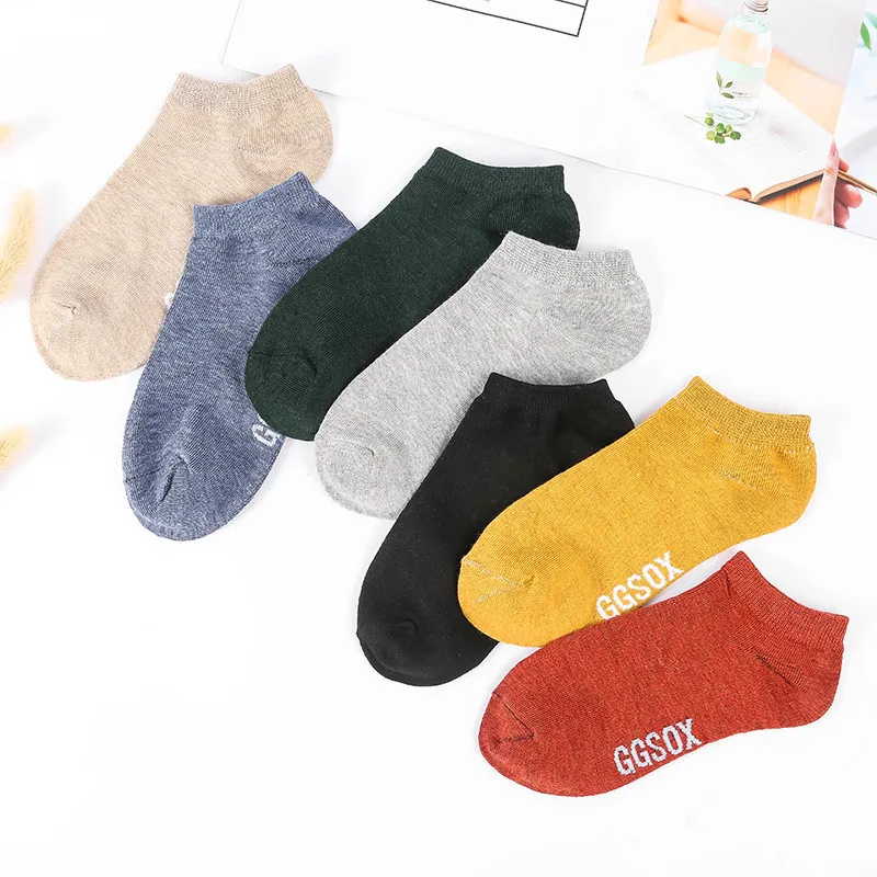 Носки Elifashion Женские однотонные с надписью Плюшевые короткие носки лодочки для