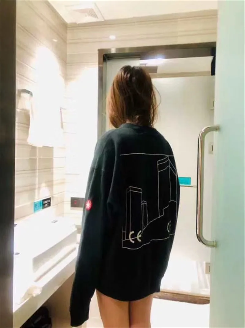 CAVEMPT CAV EMPT кофты Для мужчин Для женщин Детский свитер с вышивкой с капюшоном Для мужчин s CAV EMPT пуловер