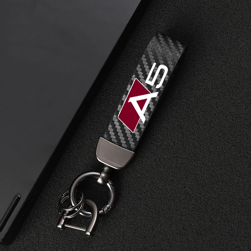 Высоко-Класс Кожаный Автомобильный Брелок для ключей с 360 градусов вращающийся