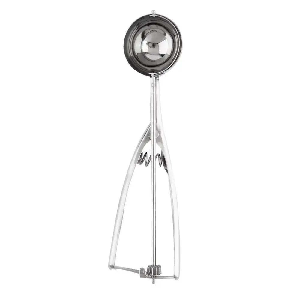 Kitchen Ice Cream Mash Potato Scoop Stainless Steel Spoon Spring Handle Kitchen Accessories 3 size for choose 27