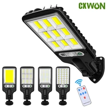 

Solar Street Lights Outdoor 3 Modes Solar Lamp With PIR Motion Sensor Waterproof Security Garden Patio Path Yard Wall Light