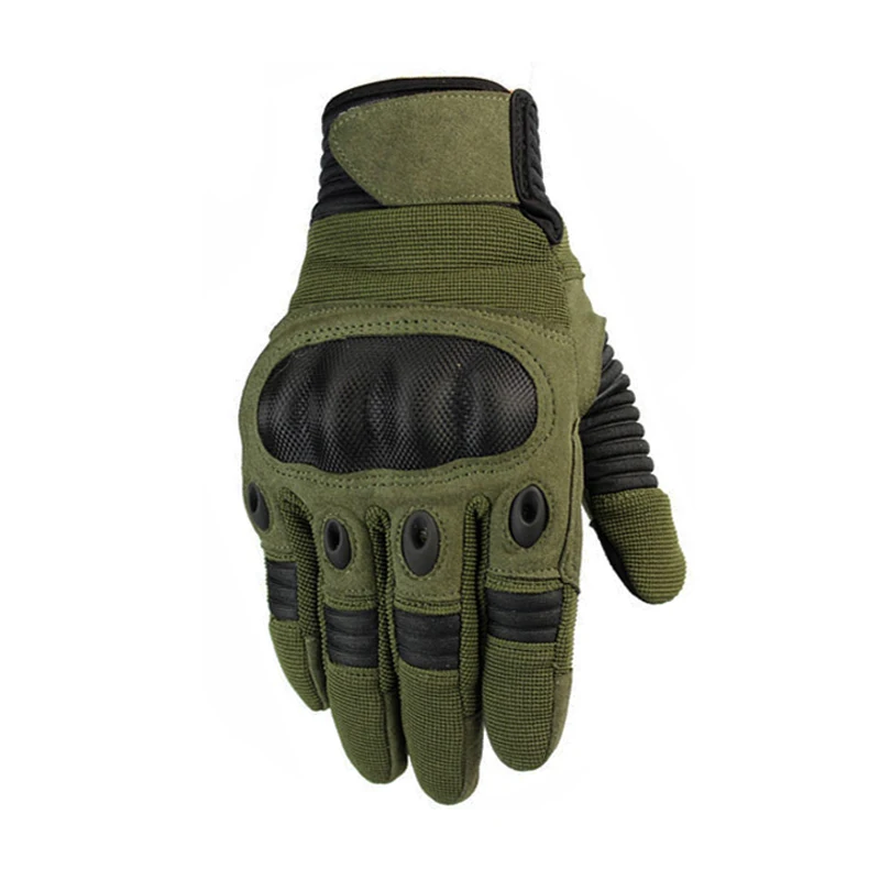 Тактические охотничьи перчатки, сенсорный экран, полный палец, для спорта на открытом воздухе, для пешего туризма, перчатки для велоспорта, мужские страйкбол, пейнтбол, военные перчатки - Цвет: B10 Green