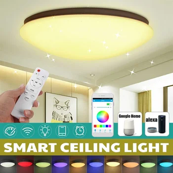 

200W RGB WIFI Ceiling Light Home Lighting WiFi APP Intelligent Control bluetooth Modern Light Bedroom 114 LED Smart Ceiling Lamp