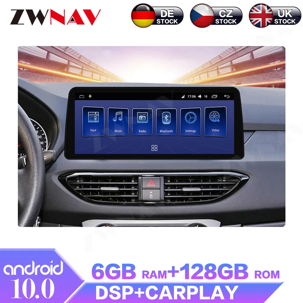 

12.3" Android 6 + 128G For Hyundai Elantra 2017+ Car Multimedia Player Radio GPS Navigation Stereo Carplay WiFi 4G Touch Screen