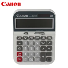 1 шт. подлинный Canon WS-1212H калькулятор для бизнеса Солнечный двойной мощности Настольный калькулятор