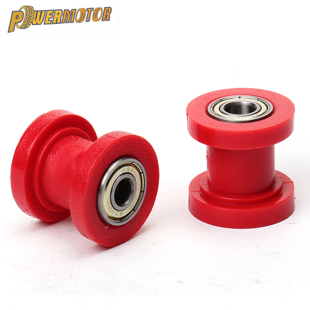 Chain Roller Slider Tensioner Wheel Guidepit Powermotor 8mm 10mm for Kayo T2 T4 T4L Pit Dirt Mini Bike Moto Atv motorcycle chain adjuster chain roller slider guide