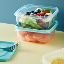 10 шт. контейнер для хранения продуктов с крышками для фруктов, овощей, контейнер для микроволновой печи, подогреваемый контейнер для еды, кухонный, офисный, школьный