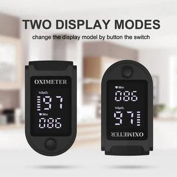 

Household Digital Fingertip pulse Oximeter LED Display Blood Oxygen Pulse Rate Monitor SPO2 PR Monitor for Family health Care