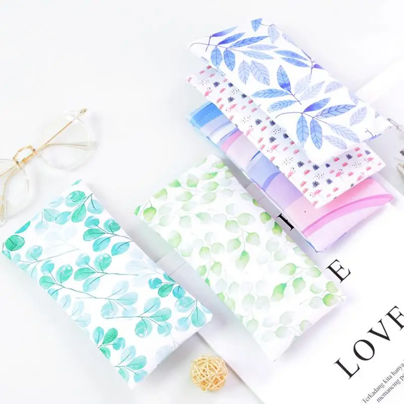 

1pc Creative Korean Style Sunglasses Bag Protector Waterproof Scratch-proof Portable Glasses Cases PU pencil Box Spectacle Case
